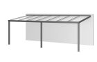 Aluminium aanbouwveranda Velvetline 700 x 250 cm - Polycarbonaat dak