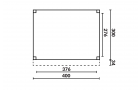 DHZ Buitenverblijf Easyline Platdak - 400 x 300 cm