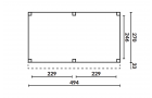 Buitenverblijf Grandiose Plat dak - 500 x 270 cm