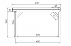 Buitenverblijf Sublime Plat dak - 1100 x 400 cm