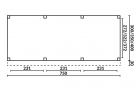 Buitenverblijf Sublime Plat dak - 750 x 300 cm